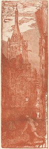 Saint-Severin ، نُشرت عام 1901. بواسطة أوغست ليبير