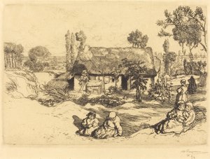 مأوى للفقراء ، فيندي (Le nid de pauvres، Vendee) بواسطة أوغست ليبير
