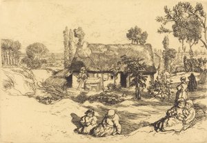 مأوى للفقراء ، Vendee Le nid de pauvres ، فيندي ، 1909. بواسطة أوغست ليبير