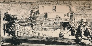 قارب غسيل ، 1915 بواسطة أوغست لويس ليبيري