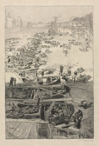 وصول البطاطس إلى فندق دو فيل ، 1883. بواسطة أوغست لويس ليبيري