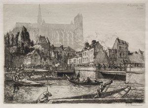 وصول الخضروات - أميان ، 1907. بواسطة أوغست لويس ليبيري