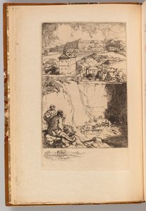 كتالوج المعرض بقلم August Lepère: Frontispiece ، 1908. بواسطة أوغست لويس ليبيري