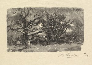 غابة فونتينبلو: Au dormoir de Lantara La Forêt de Fontainebleau: Au dormoir de Lantara، 1890 بواسطة أوغست لويس ليبيري