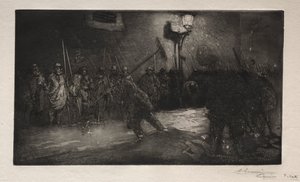 نداء كاسحات الليل ، 1890. بواسطة أوغست لويس ليبيري