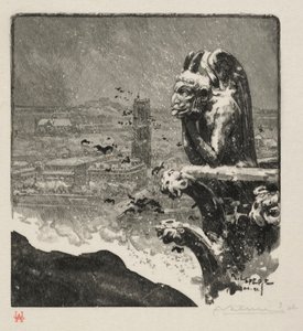 Le Stryge de Notre Dame ، 1890. بواسطة أوغست لويس ليبيري