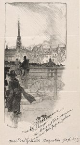 Quai des Grands Augustins. بواسطة أوغست لويس ليبيري
