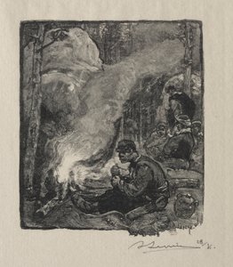 وجبة الحطاب ، 1887. بواسطة أوغست لويس ليبيري