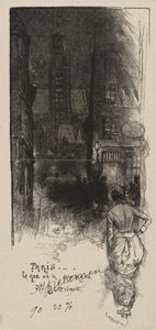 Rue de la Montagne، St. Geneviève. بواسطة أوغست لويس ليبيري