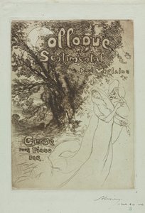 الندوة العاطفية لبول فيرلين ، 1897. بواسطة أوغست لويس ليبيري