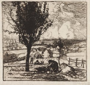 Veu de Jouy-le-Moutier ، 1893. بواسطة أوغست لويس ليبيري