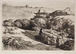منظر لميناء دو لا ميول ، 1907.