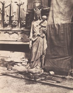 [تمثال العذراء والطفل ، نوتردام ، باريس] ، 1853-1854.