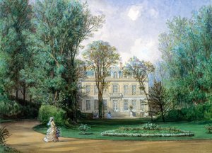 The Hotel Rainbeaux، Avenue des Champs Elysees and 57 Rue de Ponthieu، Paris، 1868 (مرحاض على ورق) بواسطة أوغست بول تشارلز أناستاسي