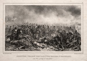 آخر تهمة من Red Lancers في واترلو