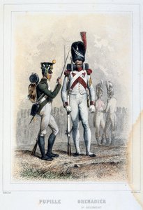غرينادير وتلميذ الفوج الثالث 1859.