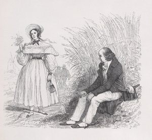 ابنة الشعب من الأعمال الكاملة ل Béranger ، 1836 بواسطة لويس هنري بريفير