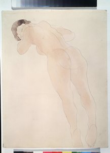"نو" (عارية) ترقد عارية. لوحة مائية لأوغست رودين (1840-1917) 1900-1908 متحف بوشكين ، موسكو بواسطة أوغست رودين
