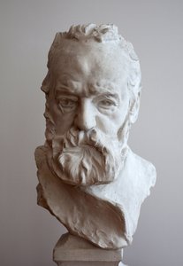 صورة تمثال نصفي لفيكتور هوغو (1802-1885). جص أوغست رودين (1840-1917) بواسطة أوغست رودين
