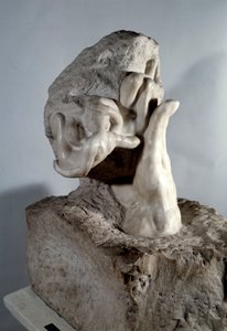 منحوتة يد الله الرخامية لأوغست رودين (1840-1917) في القرن العشرين في باريس ، متحف رودان بواسطة أوغست رودين