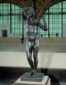 النحت البرونزي من العصر النحاسي لأوغست رودين (1840-1917) ديم. 178 × 59 × 61.5 سم. بعد عام 1877. متحف دورسيه ، باريس بواسطة أوغست رودين