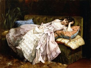 جمال مستلق ، 1877 بواسطة أوغست تولموش