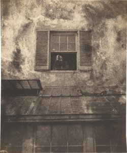 أوغست فاكيري في نافذة، الشرفة البحرية، حوالي عام 1853 (صورة) بواسطة اوغست فاكويري