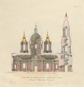 كاتدرائية القديس إسحاق ، 1820 بواسطة أوغست دي مونتفيران