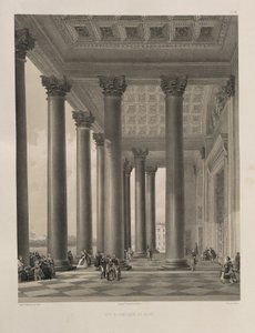 البوابة الشمالية لكاتدرائية القديس إسحاق من: بناء كاتدرائية القديس إسحاق ، 1845 بواسطة أوغست دي مونتفيران