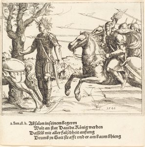 ذبح يوآب أبشالوم 1548. بواسطة أوغسطين هيرشفوغل