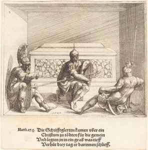 المسيح في القبر 1548. بواسطة أوغسطين هيرشفوغل