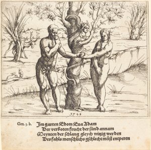 سقوط الإنسان 1548. بواسطة أوغسطين هيرشفوغل