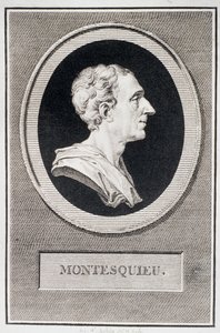 تشارلز لويس دي سيكوندات ، بارون دي مونتسكيو (1689-1755) (النقش)