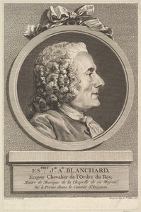 صورة لإسبريت جوزيف أنطوان بلانشارد 1767. بواسطة أوغسطين دي سانت أوبين