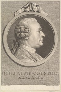 صورة لغيوم كوستو ، 1770. بواسطة أوغسطين دي سانت أوبين
