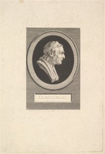 صورة جان جاك روسو 1801. بواسطة أوغسطين دي سانت أوبين