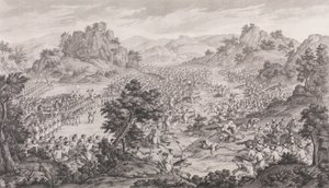 انتصار القرمان العظيم 1770. بواسطة أوغسطين دي سانت أوبين