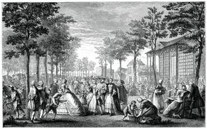 النزهة ، باريس ، 1885 بواسطة أوغسطين دي سانت أوبين