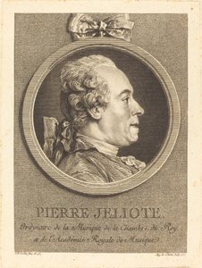بيير جيليوت بواسطة Augustin de Saint Aubin after Charles Nicolas Cochin II