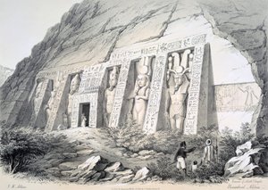 الهيكل الشمالي ، إبسامبول ، النوبة ، c1850
