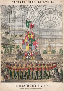 المغادرة إلى سوريا. كريستال بالاس ، 28 أكتوبر 1854