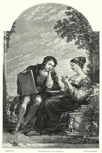 Raffaelle and the Fornarina (نقش) بواسطة جدار أوغسطس (بعد) Callcott