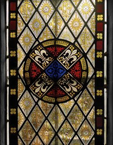 نافذة الدير ، التفاصيل ، 1846 (زجاج ملون) بواسطة Augustus Welby Northmore Pugin
