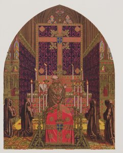 التصميم الكنسي ، معجم الزخرفة والزي الكنسي ، الطباعة الحجرية بواسطة HC Maguire ، 1844 بواسطة Augustus Welby Northmore Pugin