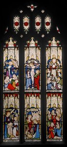 أحداث من حياة المسيح ومريم العذراء ، 1851 (زجاج ملون) بواسطة Augustus Welby Northmore Pugin