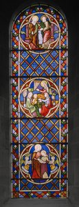 حياة سانت آن ، 1848 (زجاج ملون) بواسطة Augustus Welby Northmore Pugin