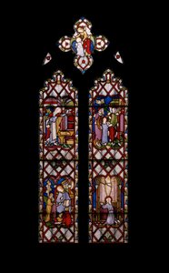 حياة العذراء ، 1854 (زجاج ملون) بواسطة Augustus Welby Northmore Pugin