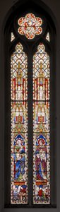 سانت لوك وسانت أندرو كريت ، 1853 (زجاج ملون) بواسطة Augustus Welby Northmore Pugin