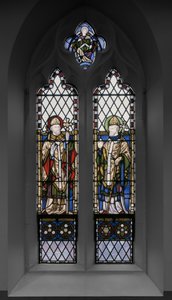 سانت توماس وسانت جوليلموس ، 1848 (زجاج ملون) بواسطة Augustus Welby Northmore Pugin