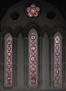 آلام المسيح ، النافذة الشرقية ، 1848-1850 (زجاج ملون) بواسطة Augustus Welby Northmore Pugin